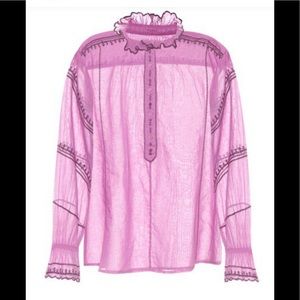 Isabel Marant, Étoile Louna cotton top in purple